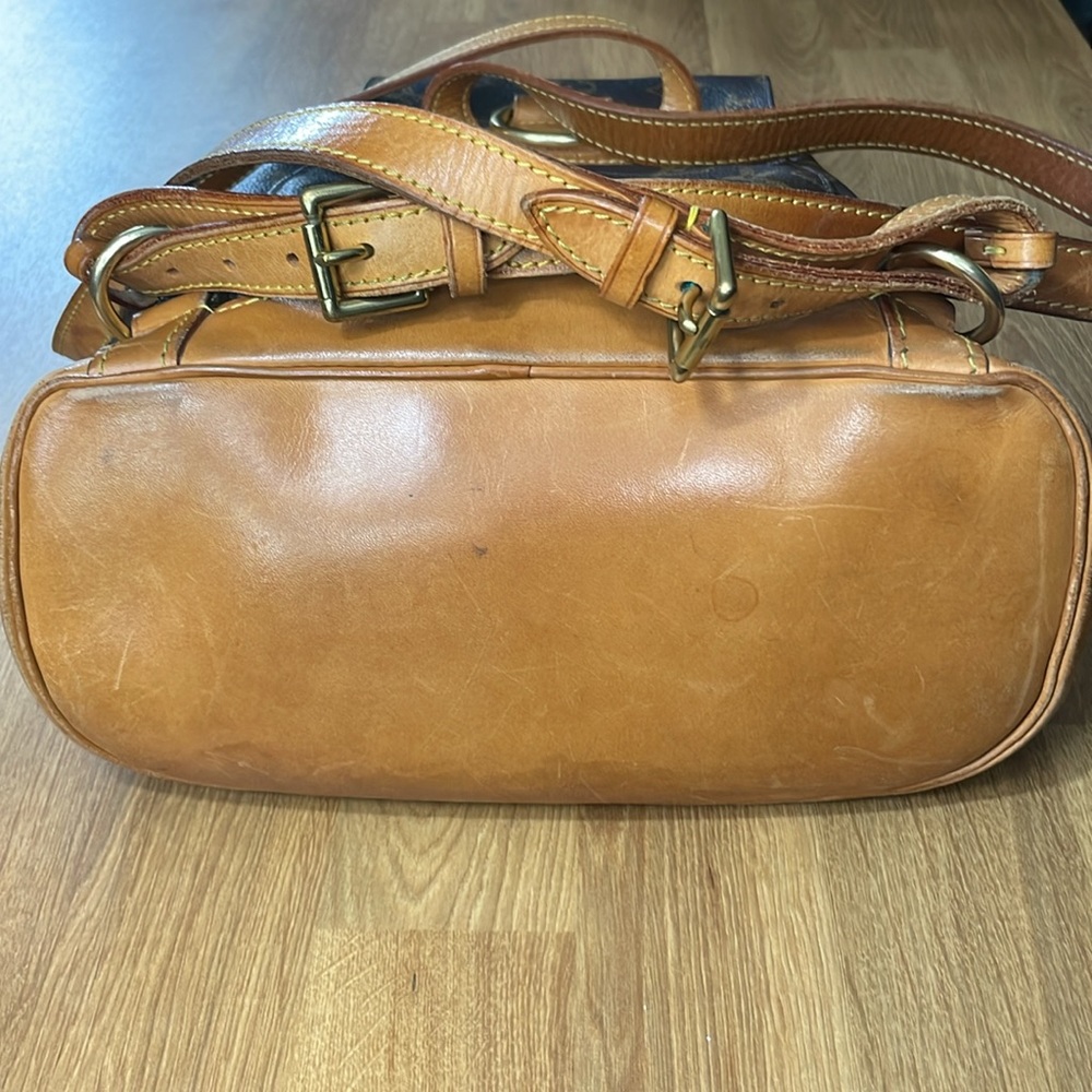Louis Vuitton Brown Tan Monogram Montsouris MM Vintage - Picture 3 of 15